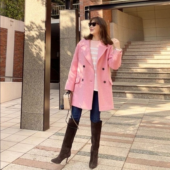 OVERSIZED DOUBLE-BREASTED COAT - Picture 7 of 16